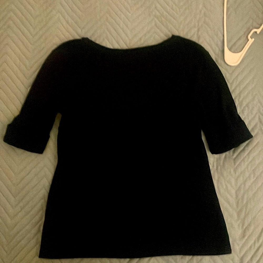 Heavy, blue medium medium length sleeve dress, 100% cotton Ralph Lauren